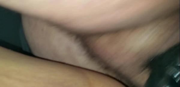  Fucking my wife doggystyle with a cock sleeve with real orgasm at end